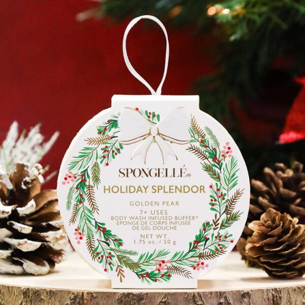 Holiday Splendor - Golden Pear Holiday Wreath Body Buffer