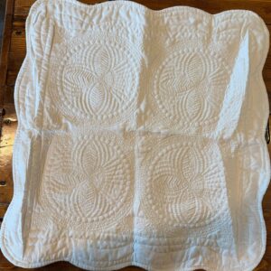 Heirloom 18x18 Zippered Pillow Case Solid White